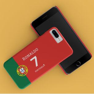 Capa Para iPhone 11 Pro Estojo Personalizado da Bandeira de Futebol de Por