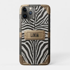 Capa Para iPhone 11 Pro Estojo Zebra