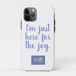 Capa Para iPhone 11 Pro Estou aqui pela alegria. Amor romance e meu celula