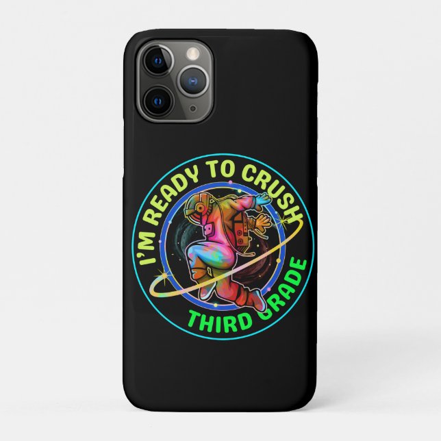 Capa Para iPhone 11 Pro Estou pronto para arrasar o terceiro ano (Verso)