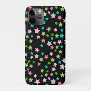 Capa Para iPhone 11 Pro Estrelas Coloridas de Arco-Íris Noite Estrelada Pr