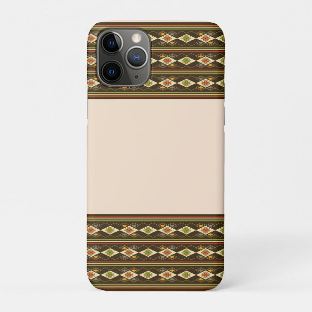 Capa Para iPhone 11 Pro Ethiopian Tebeb Pattern (Verso)