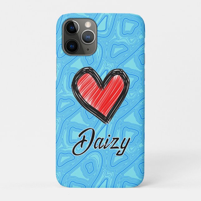 Capa Para iPhone 11 Pro Etiqueta de Bagagem Daizy (Verso)