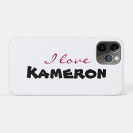 Capa Para iPhone 11 Pro Eu amo [personalizar]