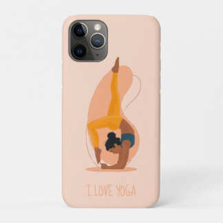 Capa Para iPhone 11 Pro Eu Amo Yoga - Luz Bonita