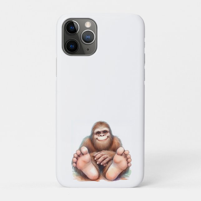Capa Para iPhone 11 Pro Eu e meu Pé Grande (Verso)