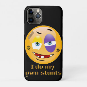 Capa Para iPhone 11 Pro "Eu faço minhas próprias acrobacias" engraçado