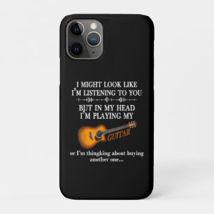 Capa Para iPhone 11 Pro Eu Posso Parecer Que Estou Ouvindo Você Sobre Gui