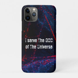 Capa Para iPhone 11 Pro Eu sirvo ao Deus do universo