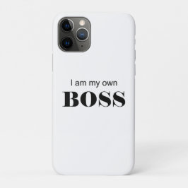 Capa Para iPhone 11 Pro Eu sou o meu chefe!