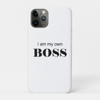Capa Para iPhone 11 Pro Eu sou o meu chefe!