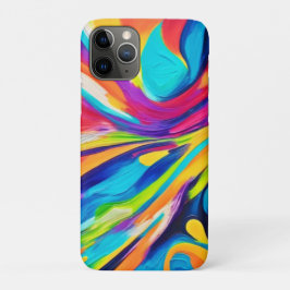Capa Para iPhone 11 Pro Explosão de Energia Vibrante