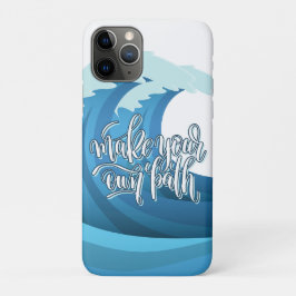 Capa Para iPhone 11 Pro Faça o seu próprio caminho | Citação Motivacional
