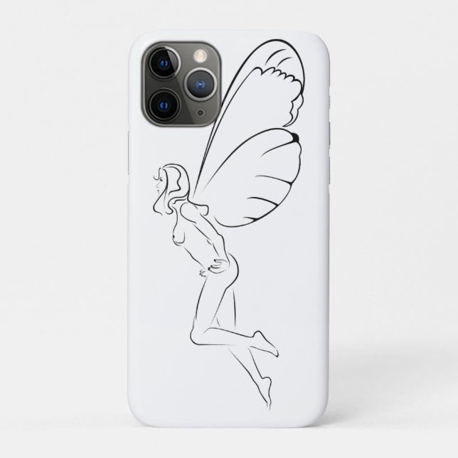 Capa Para iPhone 11 Pro Fadas Voadoras... (Verso)