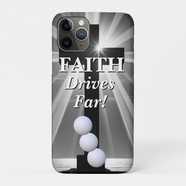 Capa Para iPhone 11 Pro Faith Drives Far (Verso)