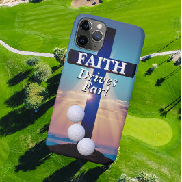 Capa Para iPhone 11 Pro Faith Drives Far Golf 