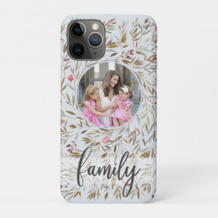 Capa Para iPhone 11 Pro Família de Fotografias Personalizadas Floral Cor-d