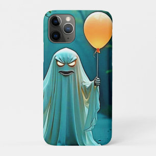 Capa Para iPhone 11 Pro Fantasma Spooky com Eerie Balloon
