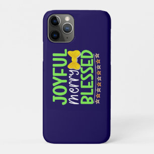 Capa Para iPhone 11 Pro Feliz alegre, abençoada, Porta copos de papel 8105