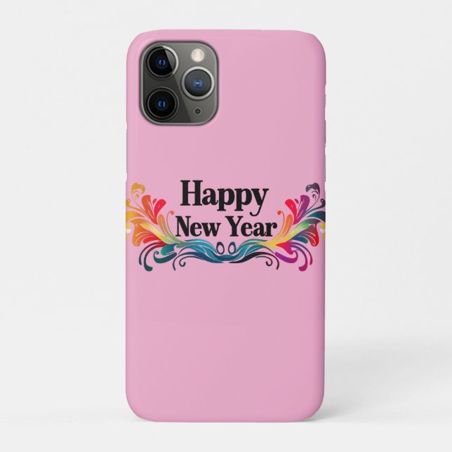 Capa Para iPhone 11 Pro Feliz ano novo (Verso)