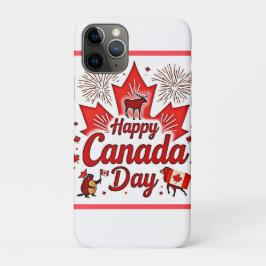 Capa Para iPhone 11 Pro Feliz Dia do Canadá!