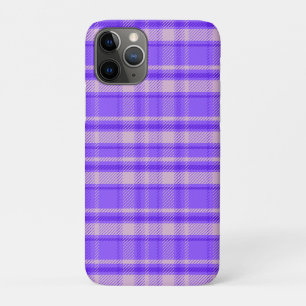 Capa Para iPhone 11 Pro Feliz Peri Xadrez, Tartan Roxo
