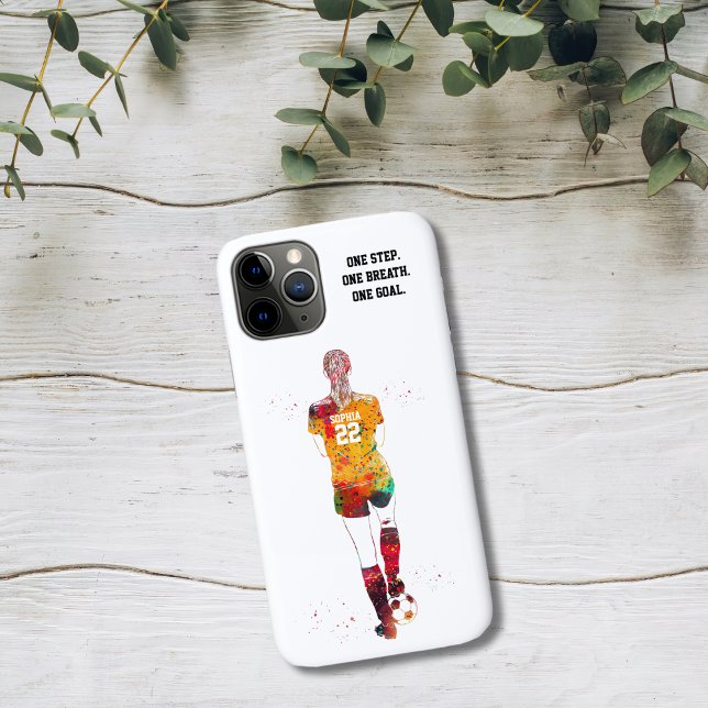 Capa Para iPhone 11 Pro Female Soccer Player iPhone 11 Pro Case (Criador carregado)