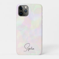 Feminina de Luxo Holográfico e Faux Iridescente