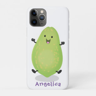 Capa Para iPhone 11 Pro Figura de desenho animado da pata de papaya kawaii
