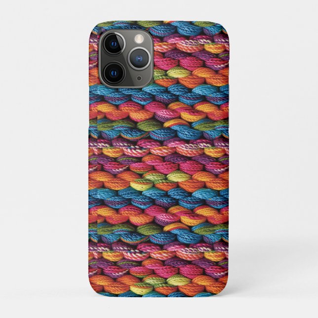 Capa Para iPhone 11 Pro Fios arco-íris claros (Verso)