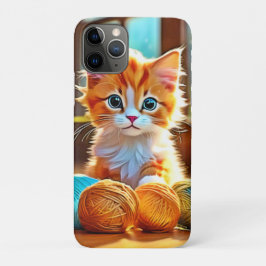 Capa Para iPhone 11 Pro Fios de Gatinho Gelado