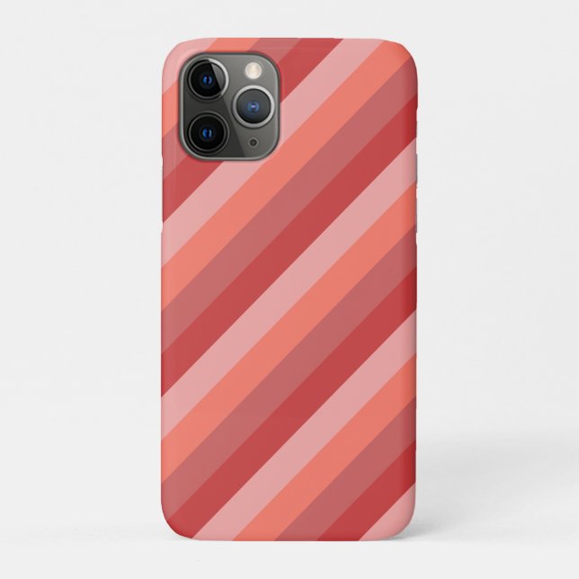 Capa Para iPhone 11 Pro Fitas Cor-de-Rosa (Verso)