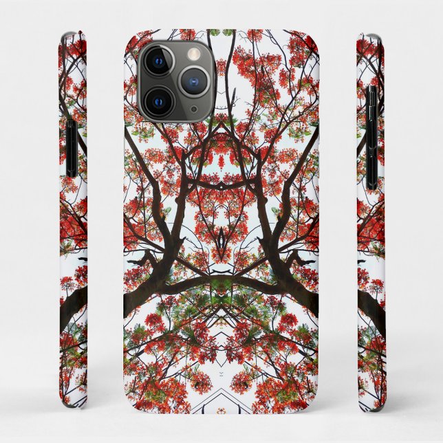Capa Para iPhone 11 Pro Flamboyant Royal Poinciana Abstrato (Criador carregado)