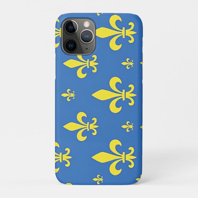 Capa Para iPhone 11 Pro Fleur de Lis (Verso)