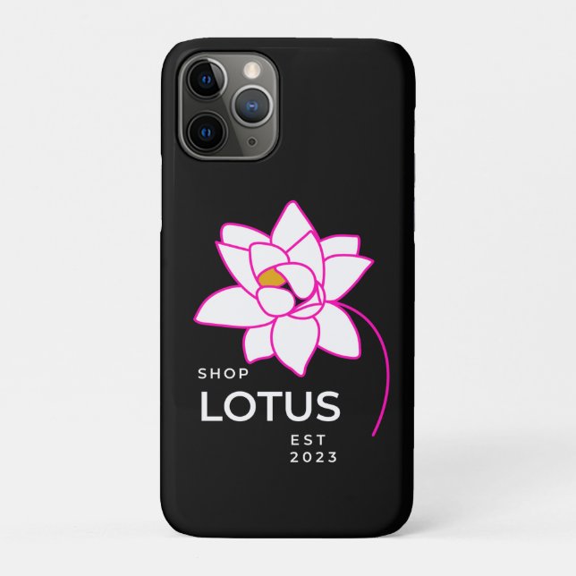 Capa Para iPhone 11 Pro Flor LOTUS (Verso)