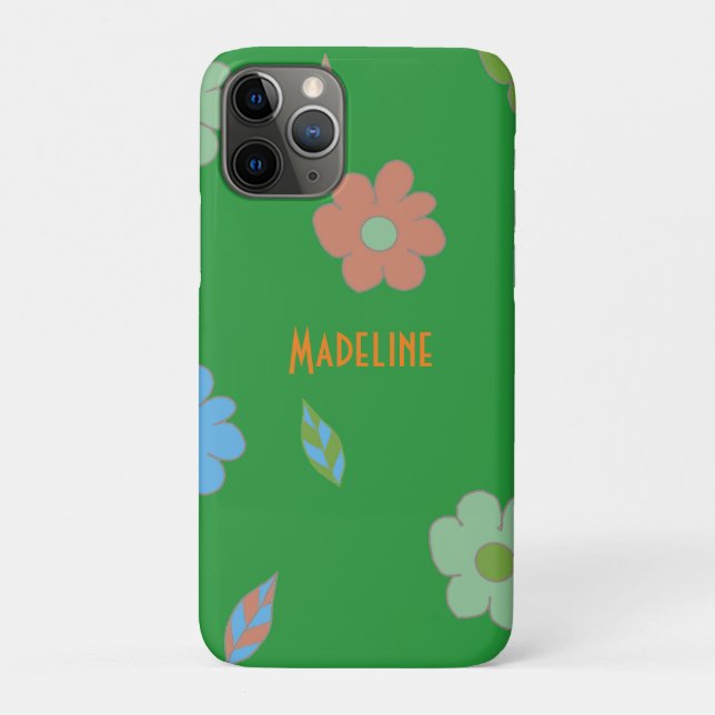 Capa Para iPhone 11 Pro Flor Retroativo Cujo (Verso)