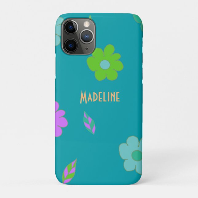 Capa Para iPhone 11 Pro Flor Retroativo Cujo (Verso)