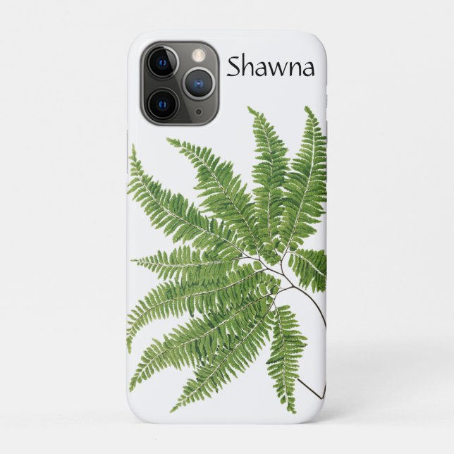 Capa Para iPhone 11 Pro Flor simples, (Verso)