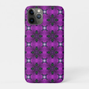 Capa Para iPhone 11 Pro Flores de Artdeco no Estilo Retroativo