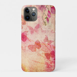 Capa Para iPhone 11 Pro Flores E Borboletas Aquáticas,