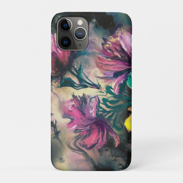 Capa Para iPhone 11 Pro Flores floridas (Verso)