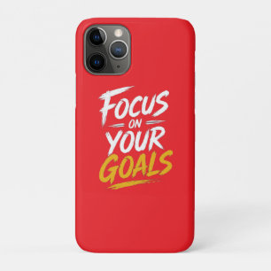 Capa Para iPhone 11 Pro Foco Nos Seus Objetivos Motivacional