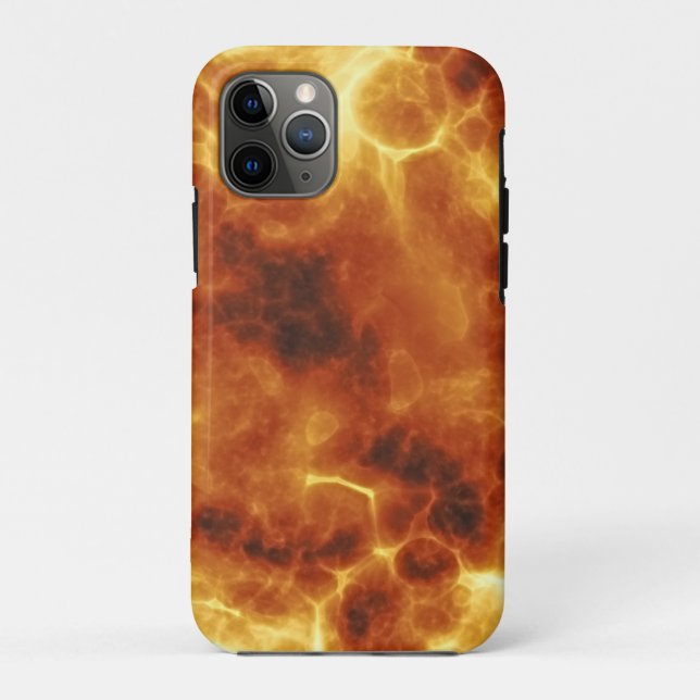 Capa Para iPhone 11 Pro Fogo | Zazzle_Growth. (Verso)