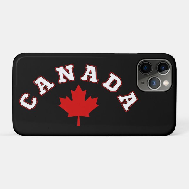 Capa Para iPhone 11 Pro folha de bordo do Canadá (Verso (horizontal))