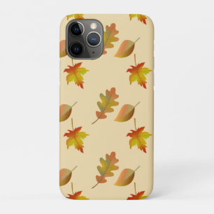 Capa Para iPhone 11 Pro Folhas de carvalho de carvalho