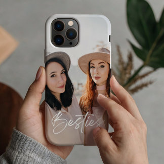 Capa Para iPhone 11 Pro Foto de Besties Elegante Moderno para Melhores Ami