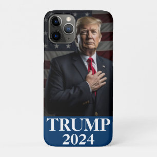 Capa Para iPhone 11 Pro Foto de Donald Trump - Excelente Trump 2024 Keep A
