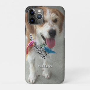 Capa Para iPhone 11 Pro Foto e nome do Pet