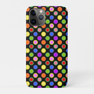 Capa Para iPhone 11 Pro Fruta doce colorido Bolinhas sobredimensionadas em