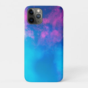 Capa Para iPhone 11 Pro Fumos cor-de-rosa e azuis   Zazzle_Growth.